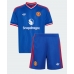 Manchester United Kobbie Mainoo #37 Bortedraktsett Barn 2026-27 Kortermet (+ Korte bukser)
